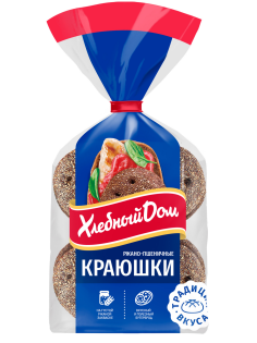 Лепешки Хлебный дом Краюшки ржано-пшеничные, 240г