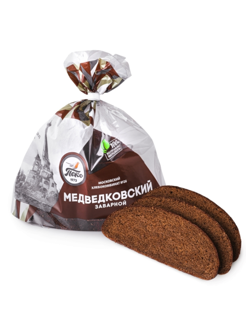 Хлеб Пеко Медведковский заварной нарезка, 375г
