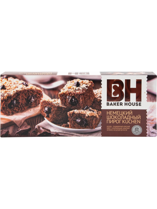 Пирог Baker House Kuchen Шоколадный бисквитный, 350г