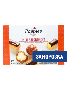 Мини-эклеры Poppies Ассорти замороженные, 345г