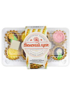 Пирожное Венский цех Корзиночка ягодная, 260г