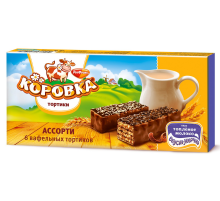 Торт Коровка вафельный ассорти, 180г