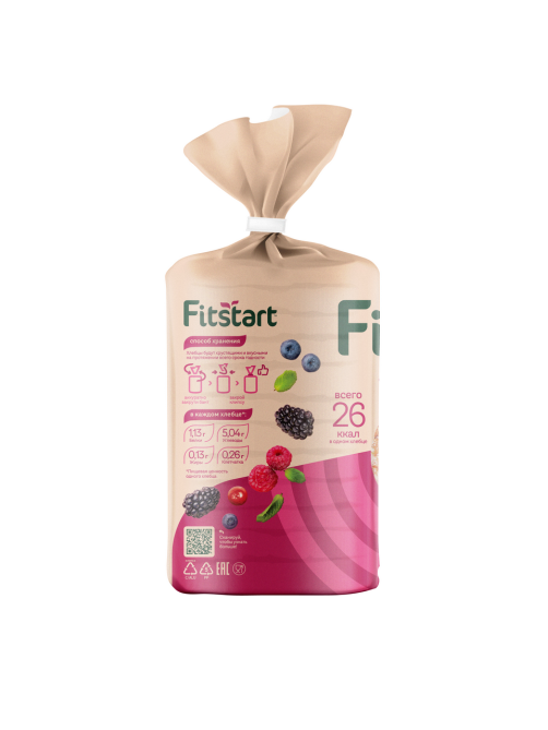 Хлебцы Fitstart мультизлаковые лесные ягоды, 100г