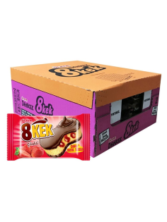 Кекс Ulker 8 Kek с клубникой, 40г x 24 шт