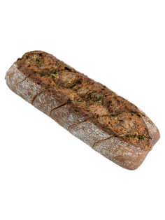 Половинка ржаного багета с чесноком, 180г