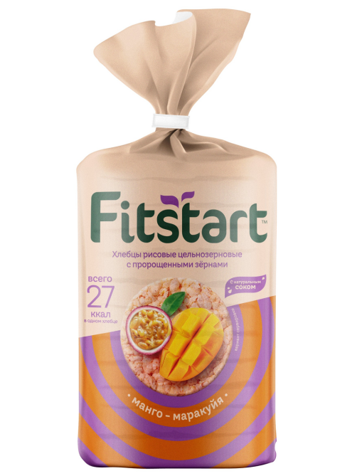 Хлебцы Мистраль Fitstart рисовые манго-маракуйя, 100г