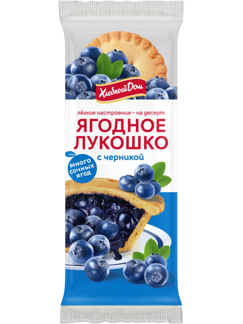 Десерт Хлебный дом Ягодное лукошко черника, 140г