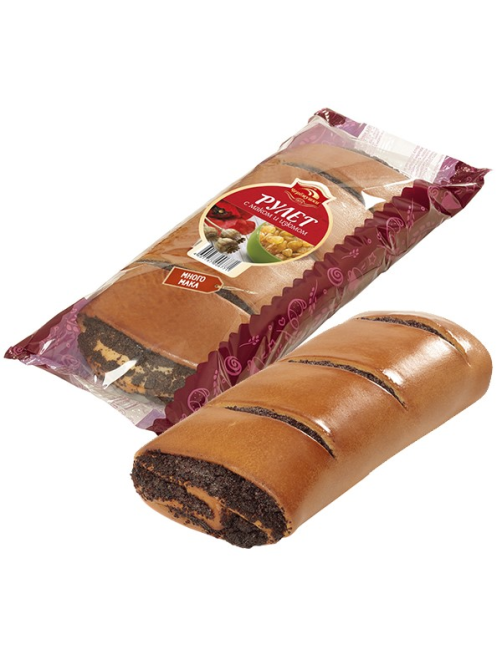 Рулет Сдобная Особа с маком и изюмом, 300г