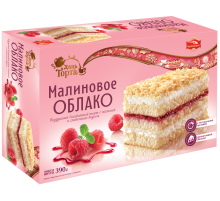 Торт Черемушки День торта Малиновое облако, 390г