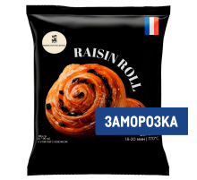 Улитка Министерство булок с изюмом замороженная, 96г х 4 шт
