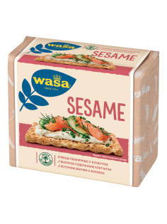 Хлебцы Wasa пшеничные с посыпкой из жареного кунжута, 200г