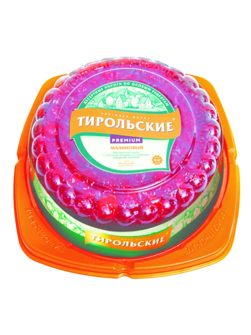 Пирог Тирольские пироги малиновый, 600г
