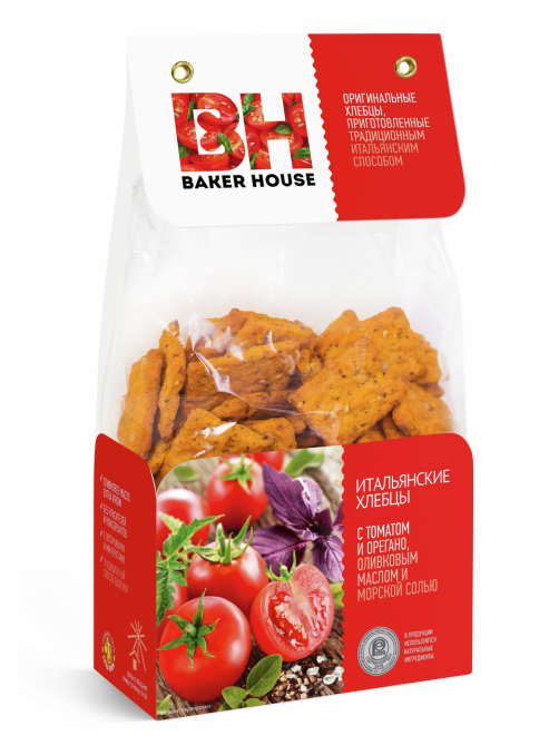 Хлебцы Baker House с томатом и орегано, 250г