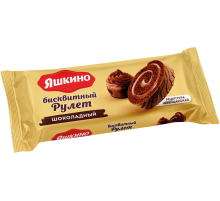 Рулет бисквитный Яшкино шоколадный, 200г
