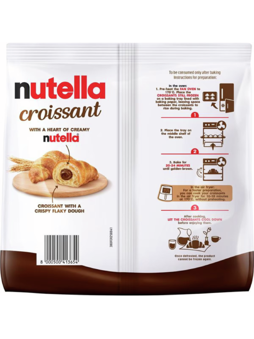 Круассаны Nutella замороженные, 340г