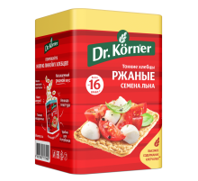 Хлебцы Dr. Korner ржаные семена льна, 100г