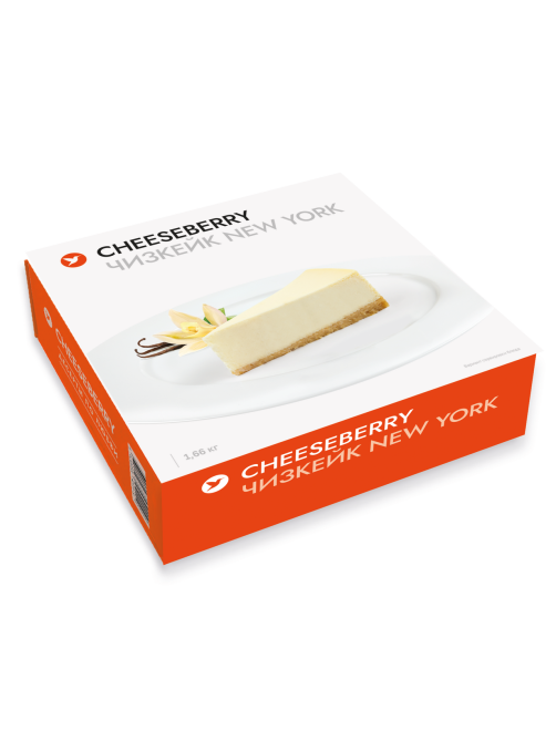Чизкейк Cheeseberry New York классический замороженный 16 порций, 1.66кг