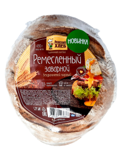 Хлеб Рижский хлеб Ремесленный заварной бездрожжевой, 430г