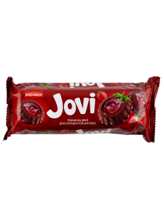 Кекс Krember Jovi какао с клубничным желе в глазури, 180г