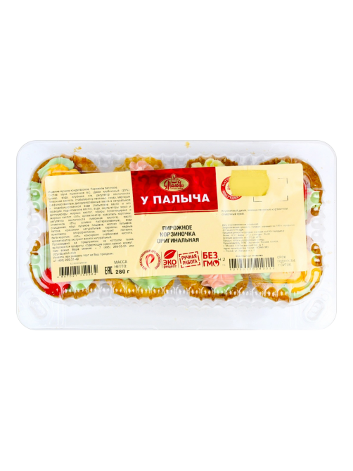 Пирожное У Палыча Корзиночка, 280г
