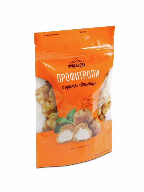 Профитроли Кондитерская Прохорова с пломбирным кремом, 170г
