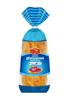 Батон Черемушки Домашний молочный в нарезку, 350г