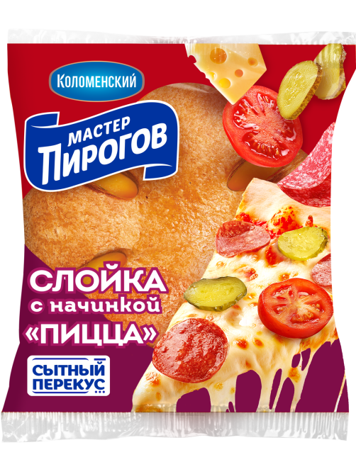 Слойка Мастер Пирогов пицца, 70г