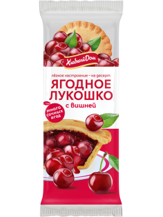 Десерт Хлебный дом Ягодное Лукошко с вишней, 140г