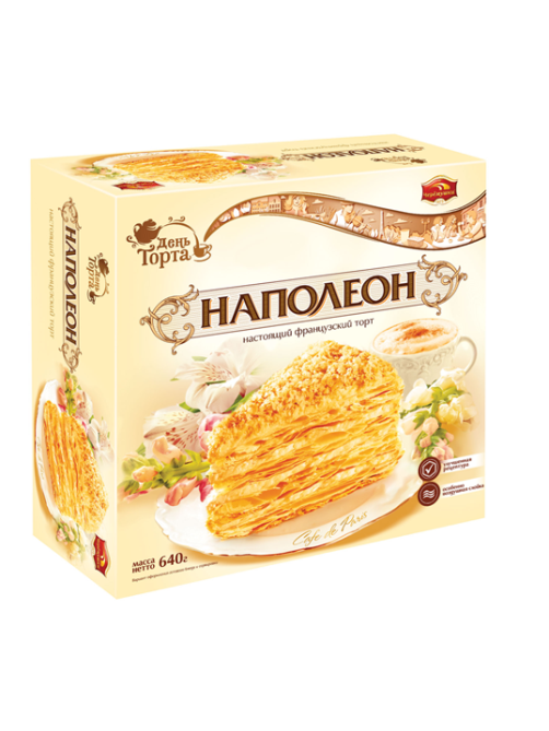Торт Черемушки День торта Наполеон, 640г