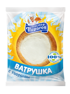Ватрушка Мастер Пирогов с творогом, 100г