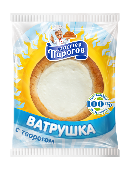 Ватрушка Мастер Пирогов с творогом, 100г
