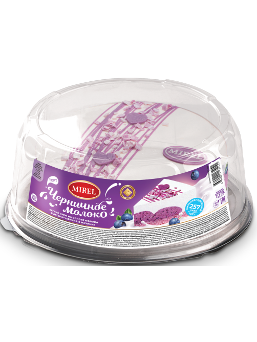 Торт Mirel черничное молоко, 750г