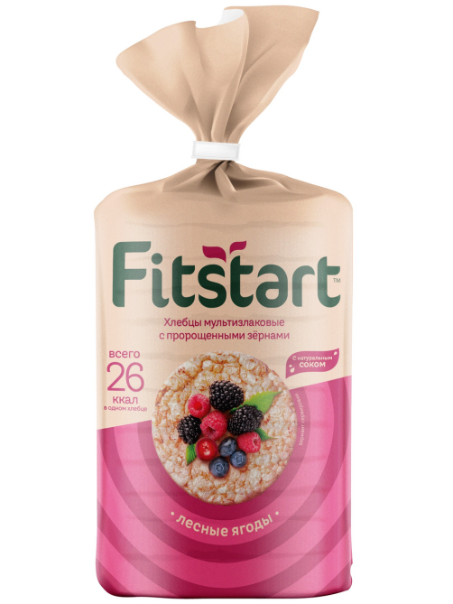 Хлебцы Fitstart мультизлаковые лесные ягоды, 100г