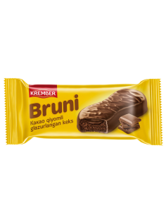 Кекс Krember Bruni глазированный c начинкой со вкусом шоколада, 40г
