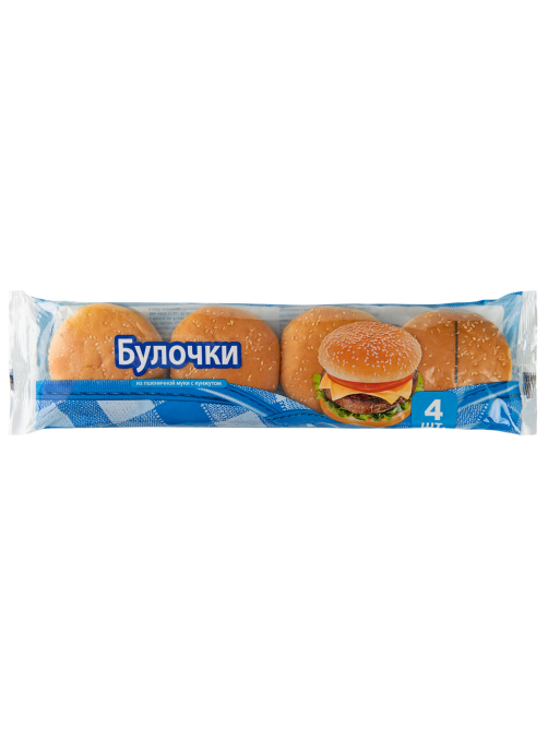 Булочка для гамбургера Bimbo с кунжутом, 240г