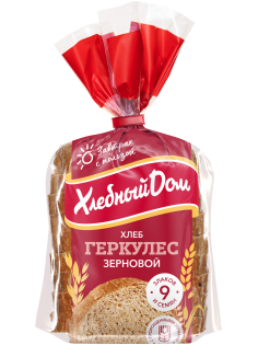 Хлеб Хлебный дом Геркулес зерновой формовой, 250г