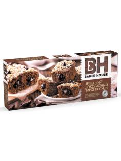 Пирог Baker House Kuchen Шоколадный бисквитный, 350г