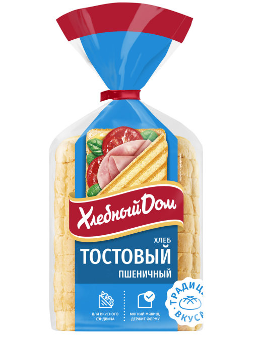 Хлеб Хлебный дом тостовый, 350г