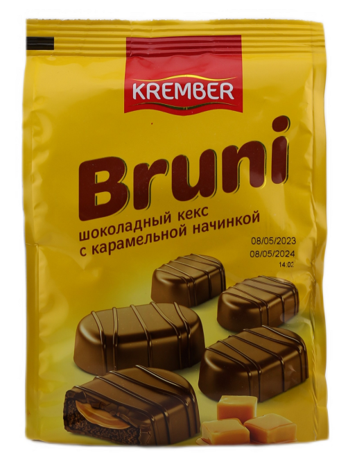 Кекс Krember Bruni глазированный c начинкой со вкусом шоколада, 190г