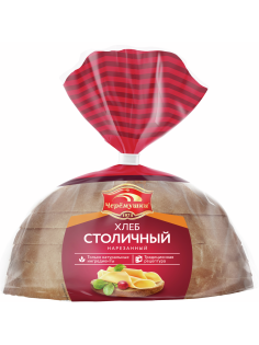 Хлеб Черемушки Столичный половинка нарезка, 330г