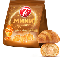 Мини-круассаны 7 Days ваниль и тоффи, 265г