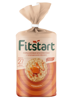 Хлебцы Fitstart Карамель рисовые, 100г