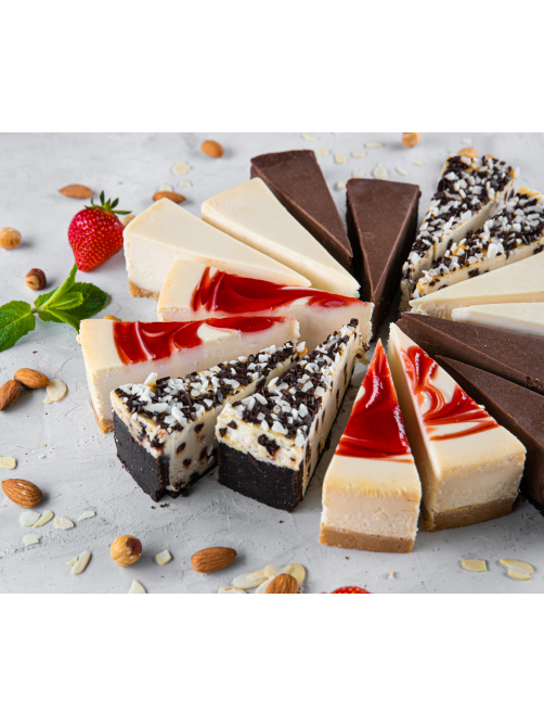 Чизкейк Cheeseberry ассорти замороженный 16 порций 4 вкуса, 1.66кг
