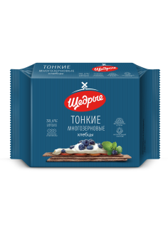 Хлебцы Щедрые многозерновые тонкие, 170г