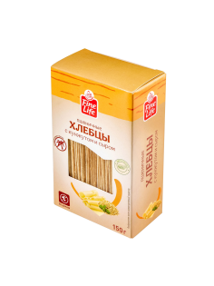 Fine Life Хлебцы пшеничные сыр и кунжут, 150г