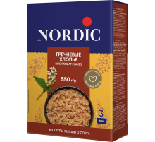 Хлопья Nordic гречневые, 550г