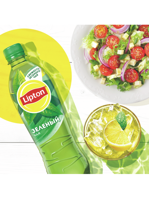 Холодный чай Lipton зеленый, 500мл