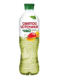 Холодный чай Святой Источник зеленый манго-ромашка, 500мл
