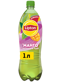 Холодный чай Lipton зеленый со вкусом манго, 1л