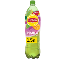 Холодный чай Lipton зеленый со вкусом манго, 1.5л
